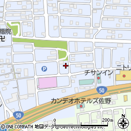 栃木県佐野市高萩町1224周辺の地図