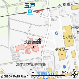 茨城県筑西市玉戸1666-1周辺の地図