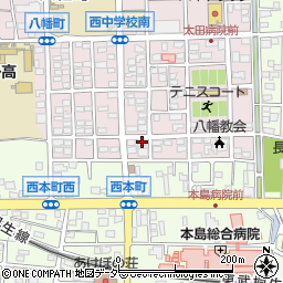 新虎菓子店八幡工場周辺の地図