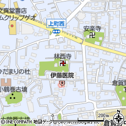 妙観山林西寺周辺の地図