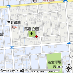栃木県佐野市若宮上町周辺の地図