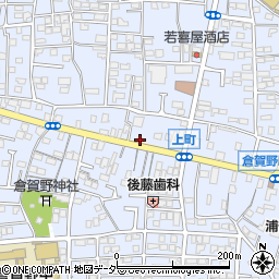 日本経済新聞倉賀野専売所周辺の地図