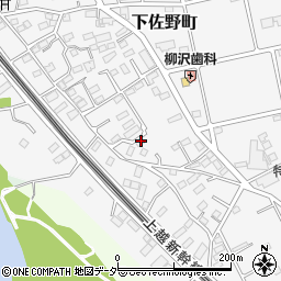 群馬県高崎市下佐野町668-7周辺の地図