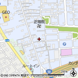 栃木県佐野市高萩町361周辺の地図