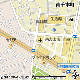 群馬県伊勢崎市南千木町5200周辺の地図