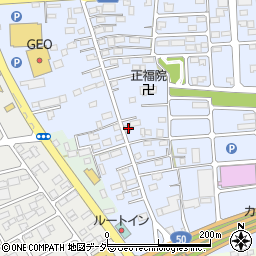 栃木県佐野市高萩町358周辺の地図