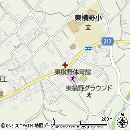 安中東横野郵便局周辺の地図