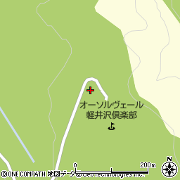 長野県北佐久郡軽井沢町茂沢1周辺の地図