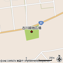 古川緑地広場周辺の地図