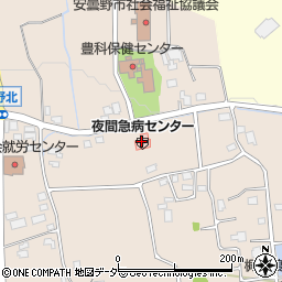 安曇野市医師会館周辺の地図