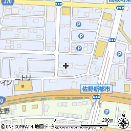 栃木県佐野市高萩町1337周辺の地図