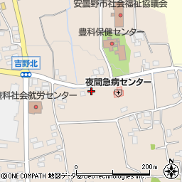 長野県安曇野市豊科4110周辺の地図