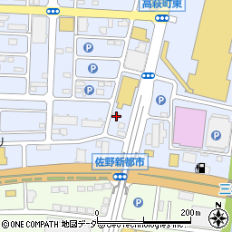 栃木県佐野市高萩町1338周辺の地図