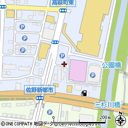 栃木県佐野市高萩町909周辺の地図