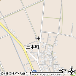 石川県加賀市三木町ヲ52周辺の地図