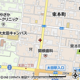 玉手サイクルショップ東本町店周辺の地図