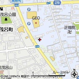 栃木県佐野市高萩町395周辺の地図