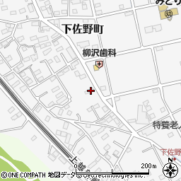 群馬県高崎市下佐野町672周辺の地図