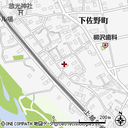 群馬県高崎市下佐野町679周辺の地図