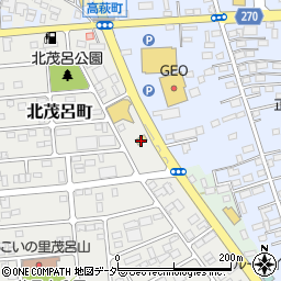ファミリーマート佐野北茂呂町店周辺の地図