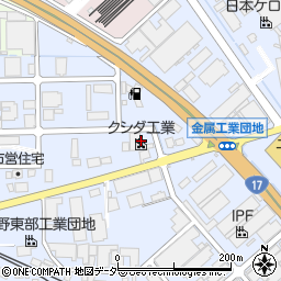 クシダ工業倉賀野工場周辺の地図