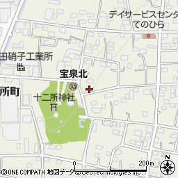 群馬県太田市別所町498-1周辺の地図