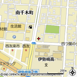 眼鏡市場伊勢崎茂呂店周辺の地図