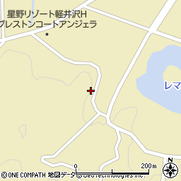 長野県北佐久郡軽井沢町発地528-46周辺の地図