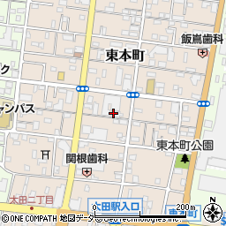 剣持整形　デイサービス東本町周辺の地図
