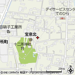 群馬県太田市別所町498周辺の地図