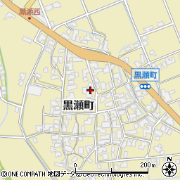 石川県加賀市黒瀬町周辺の地図