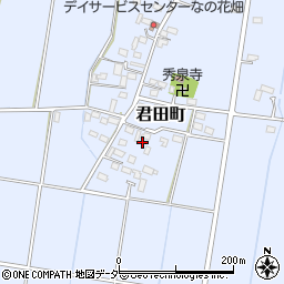 栃木県佐野市君田町310周辺の地図