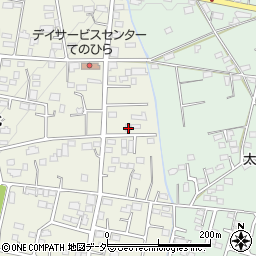 群馬県太田市別所町464-11周辺の地図