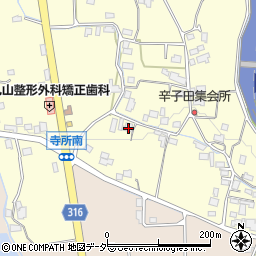長野県安曇野市豊科南穂高寺所262周辺の地図