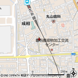 長野県安曇野市豊科4668周辺の地図