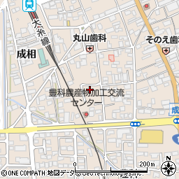 長野県安曇野市豊科4686周辺の地図