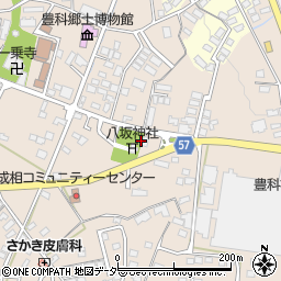 長野県安曇野市豊科4381周辺の地図