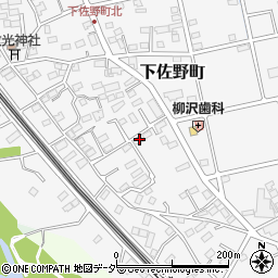 群馬県高崎市下佐野町677周辺の地図