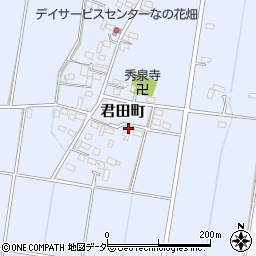 栃木県佐野市君田町311周辺の地図