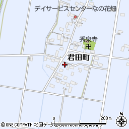 栃木県佐野市君田町300周辺の地図