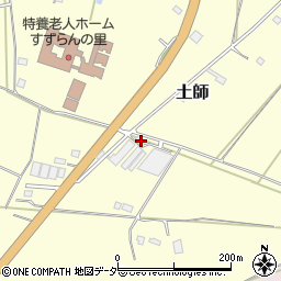 茨城県笠間市土師1273-49周辺の地図