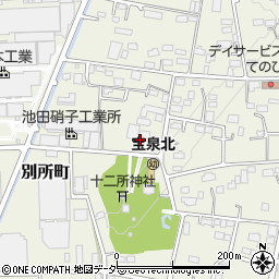 群馬県太田市別所町504周辺の地図