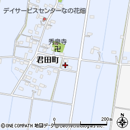 栃木県佐野市君田町322-5周辺の地図