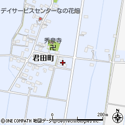 栃木県佐野市君田町322周辺の地図