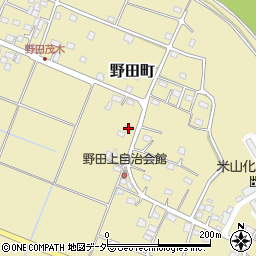 栃木県足利市野田町1327周辺の地図