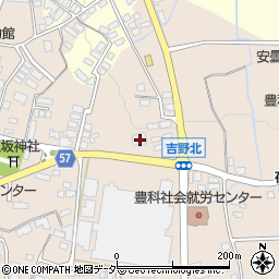 長野県安曇野市豊科4221周辺の地図