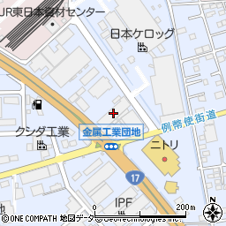 マックス高崎倉賀野工場周辺の地図