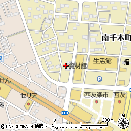 群馬県伊勢崎市南千木町2276周辺の地図