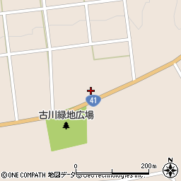 蓮華山荘周辺の地図