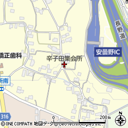 長野県安曇野市豊科南穂高寺所170周辺の地図